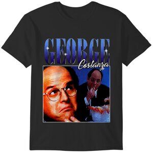 Seinfeld George Costanza Homage Shirt Funny TV Show Meme Graphic Tee Vintage 92
